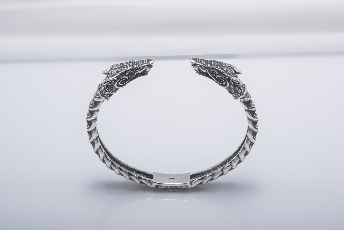 vkngjewelry Bracelet Handcrafted Fine Ornament Armring Fenrir Silver Sterling