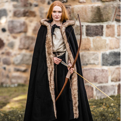 vkngjewelry Apparel & Accessories Fjell” Viking Cape With Synthetic Fur