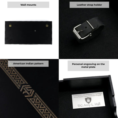 vkngjewelry hache Forged Tomahawk "Skaldrun" With Tribal Engraving