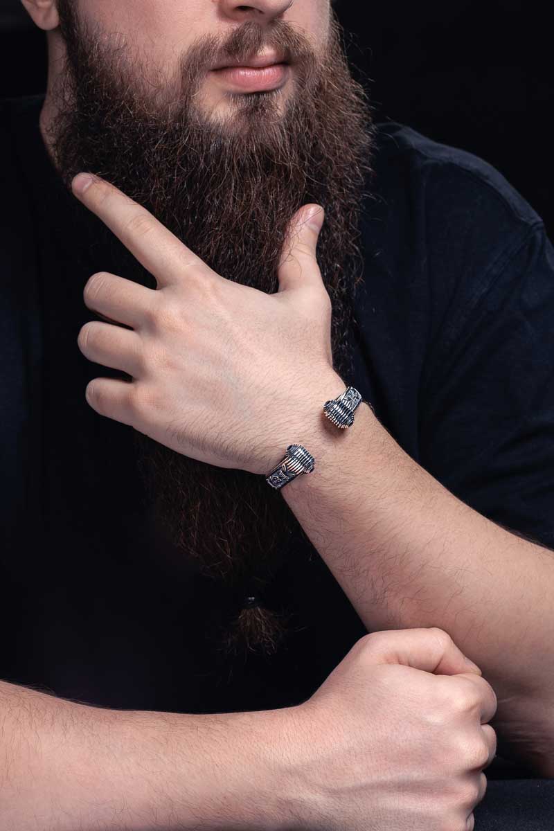 vkngjewelry Arm Ring Gaze of the Ancestors Arm Ring
