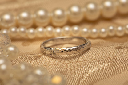 vkngjewelry Ring Gold Celtic Trinity Knot Ring, Twisted Band Viking Jewelry
