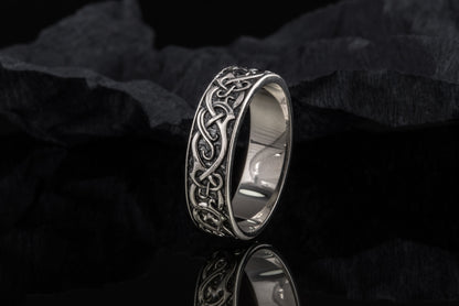 vkngjewelry Ring Handcrafted JÖRMUNGANDR Ornament Ring Gold