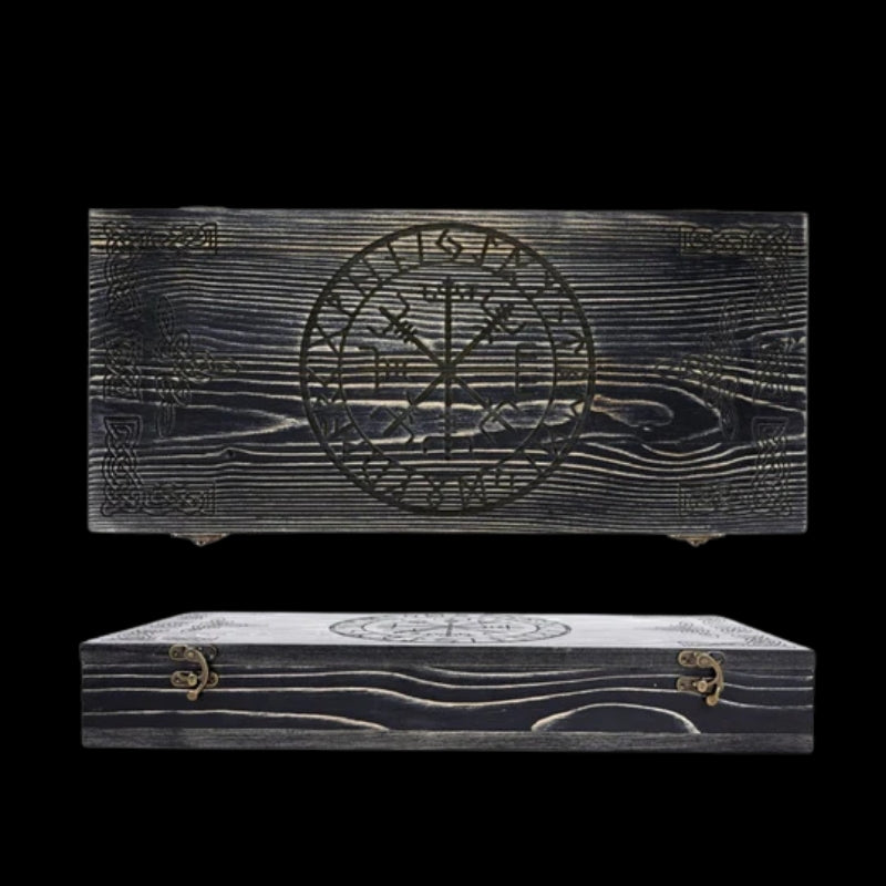 vkngjewelry hache Hand Forged Axe “OTHALA” With Leather Cover