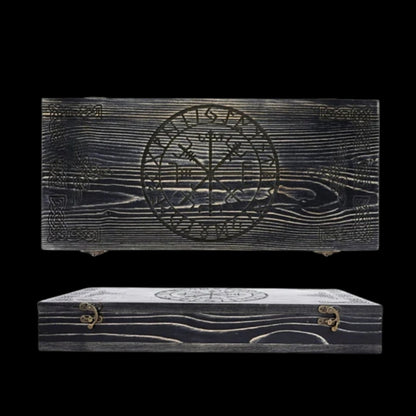 vkngjewelry hache Hand Forged Axe “OTHALA” With Leather Cover