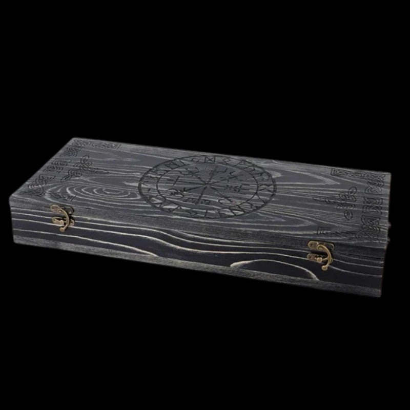 vkngjewelry hache Hand Forged Axe “OTHALA” With Leather Cover