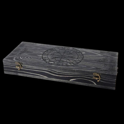 vkngjewelry hache Hand Forged Axe “OTHALA” With Leather Cover