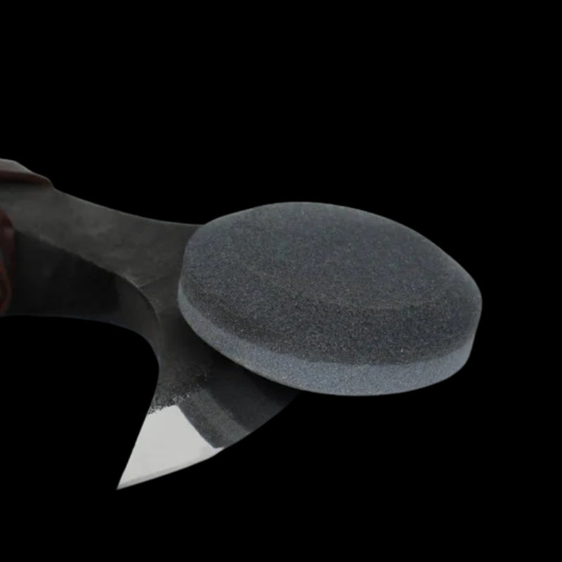 vkngjewelry hache Hand Forged Axe “OTHALA” With Leather Cover