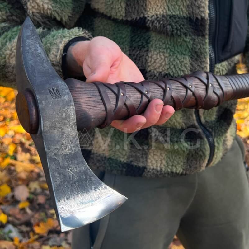 vkngjewelry hache Hand-Forged Gurons Spike Tomahawk