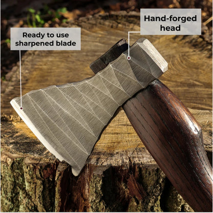 vkngjewelry hache Hand forged hatchet “Vill Gustus"