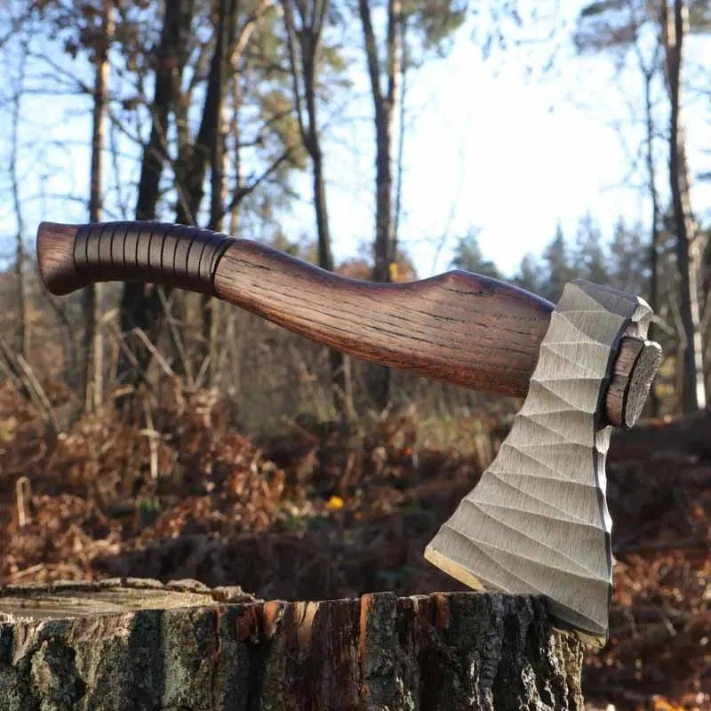 vkngjewelry hache Hand forged hatchet “Vill Gustus"