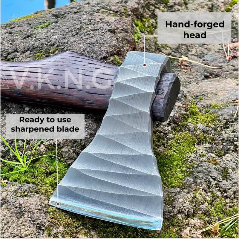 vkngjewelry hache Hand forged hatchet “Vill Gustus"