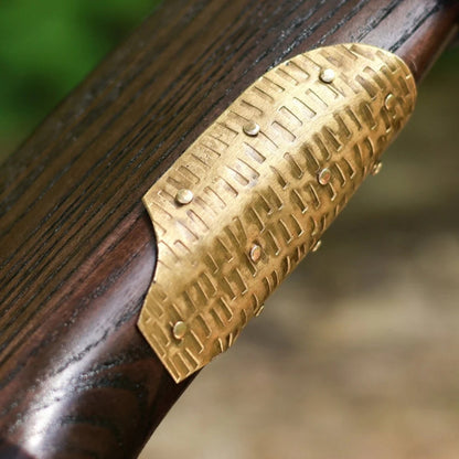 vkngjewelry hache Hand Forged Viking Axe "Veles" With Leather Wrap On The Handle