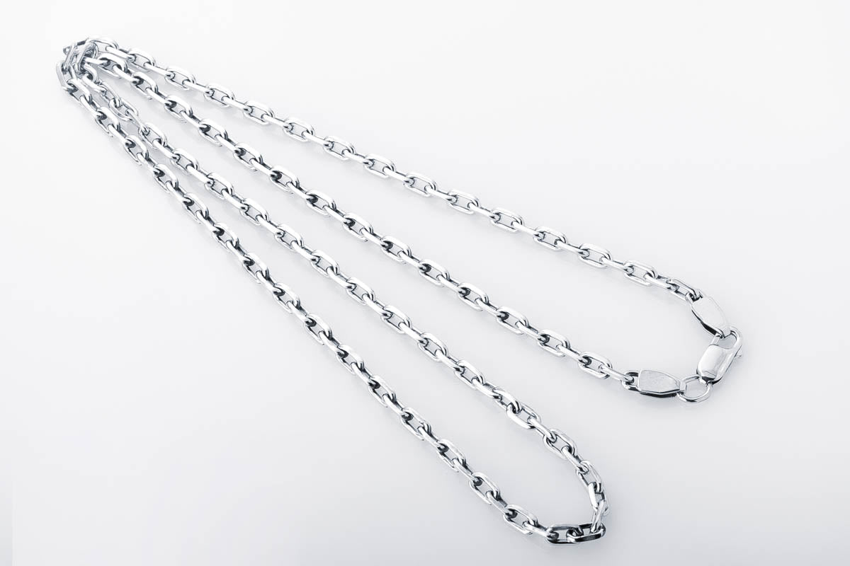 vkngjewelry Chain Handcrafted 925 silver solid men's Anchor Chain with masive chain links