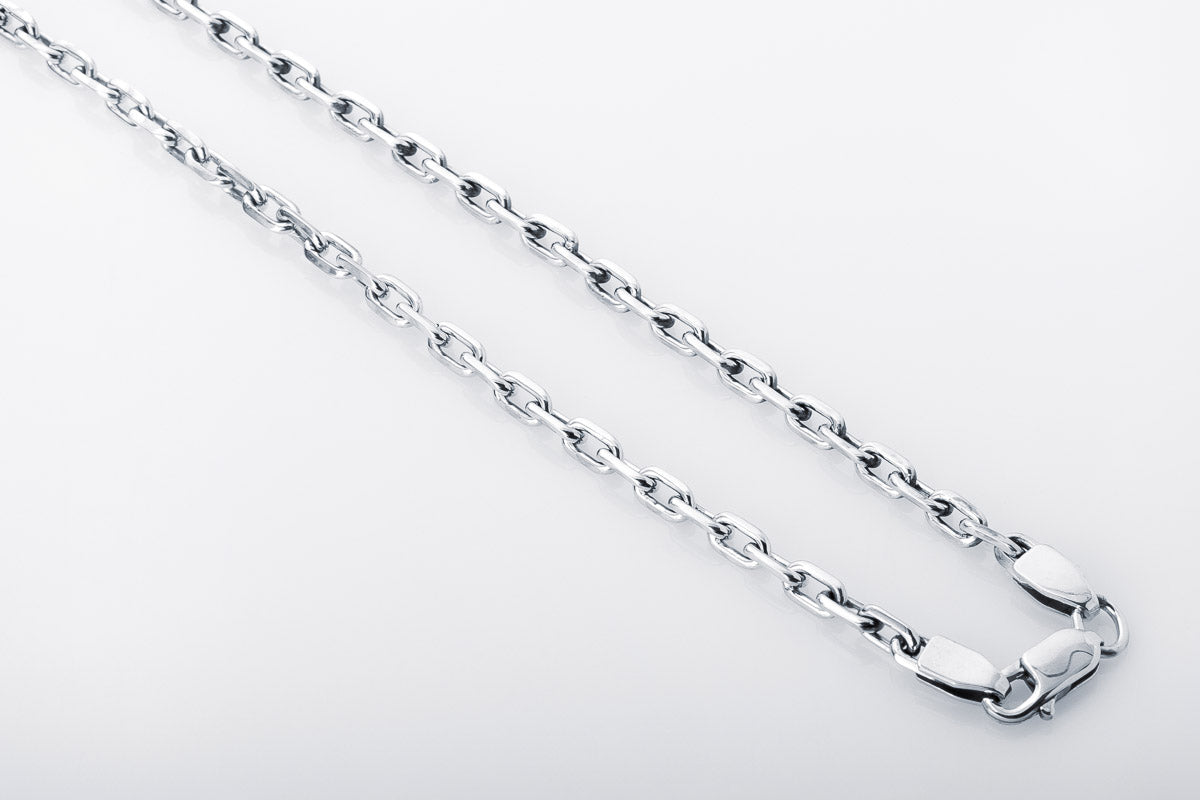vkngjewelry Chain Handcrafted 925 silver solid men's Anchor Chain with masive chain links