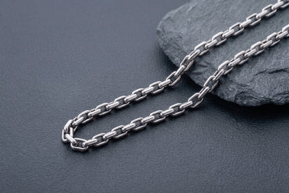 vkngjewelry Chain Handcrafted 925 silver solid men's Anchor Chain with masive chain links