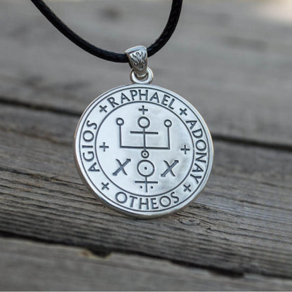 vkngjewelry Pendant Handcrafted Angel Amulet Sterling Silver Handmade Jewelry V04