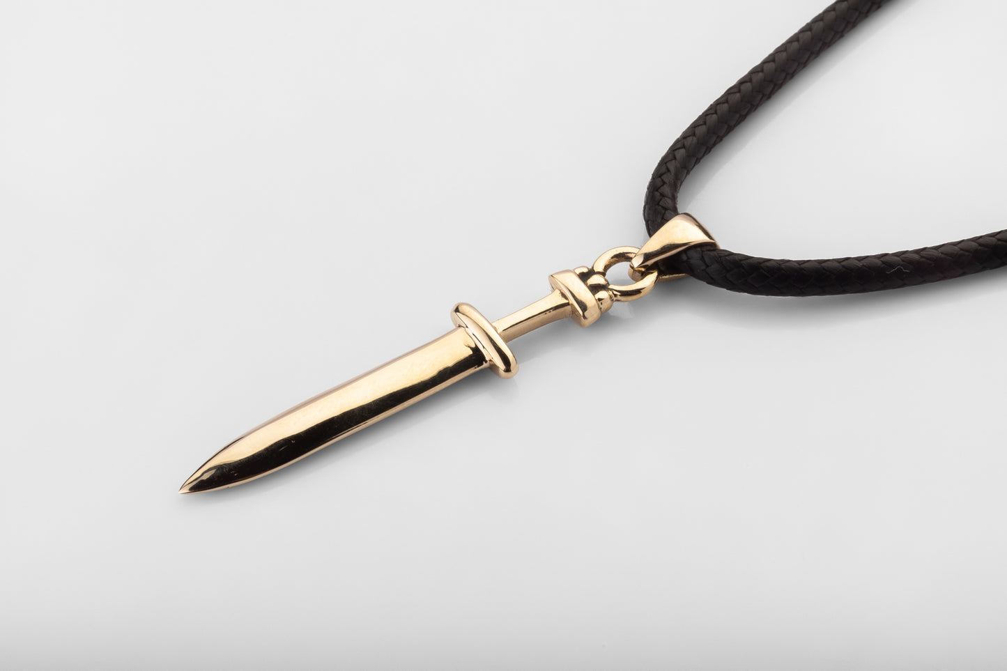 vkngjewelry Pendant Handcrafted Brass Ulfberht Sword Pendant Necklace