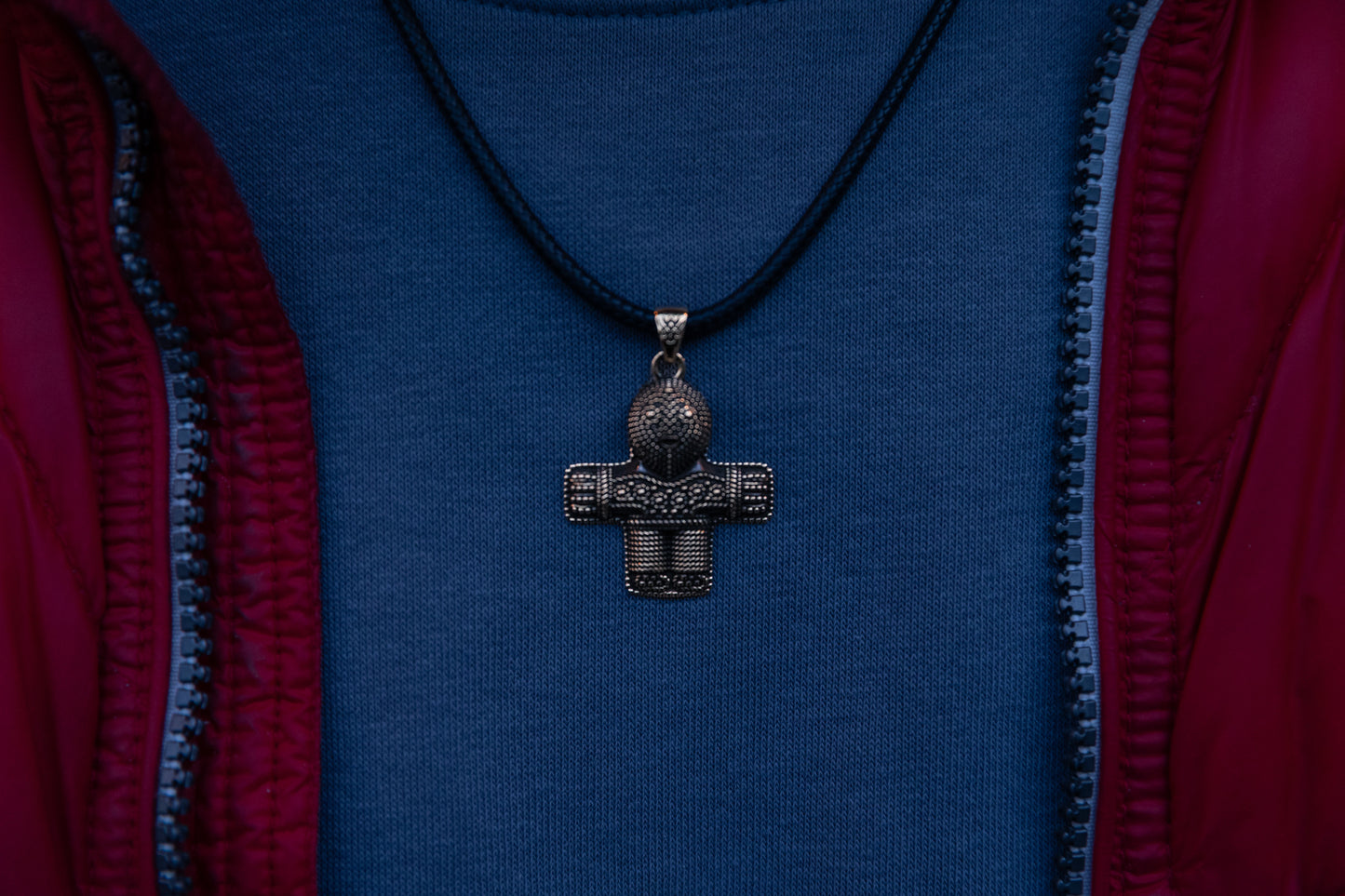 vkngjewelry Pendant Handcrafted Brass Viking Crucifix Pendant