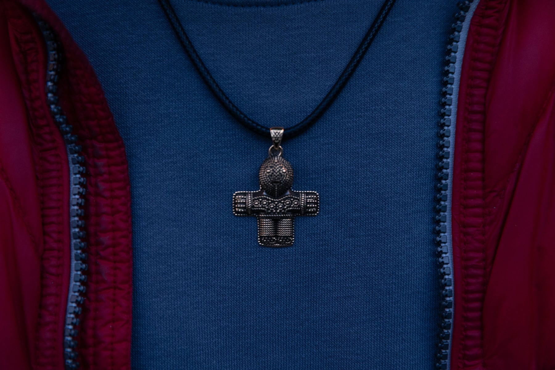 vkngjewelry Pendant Handcrafted Brass Viking Crucifix Pendant