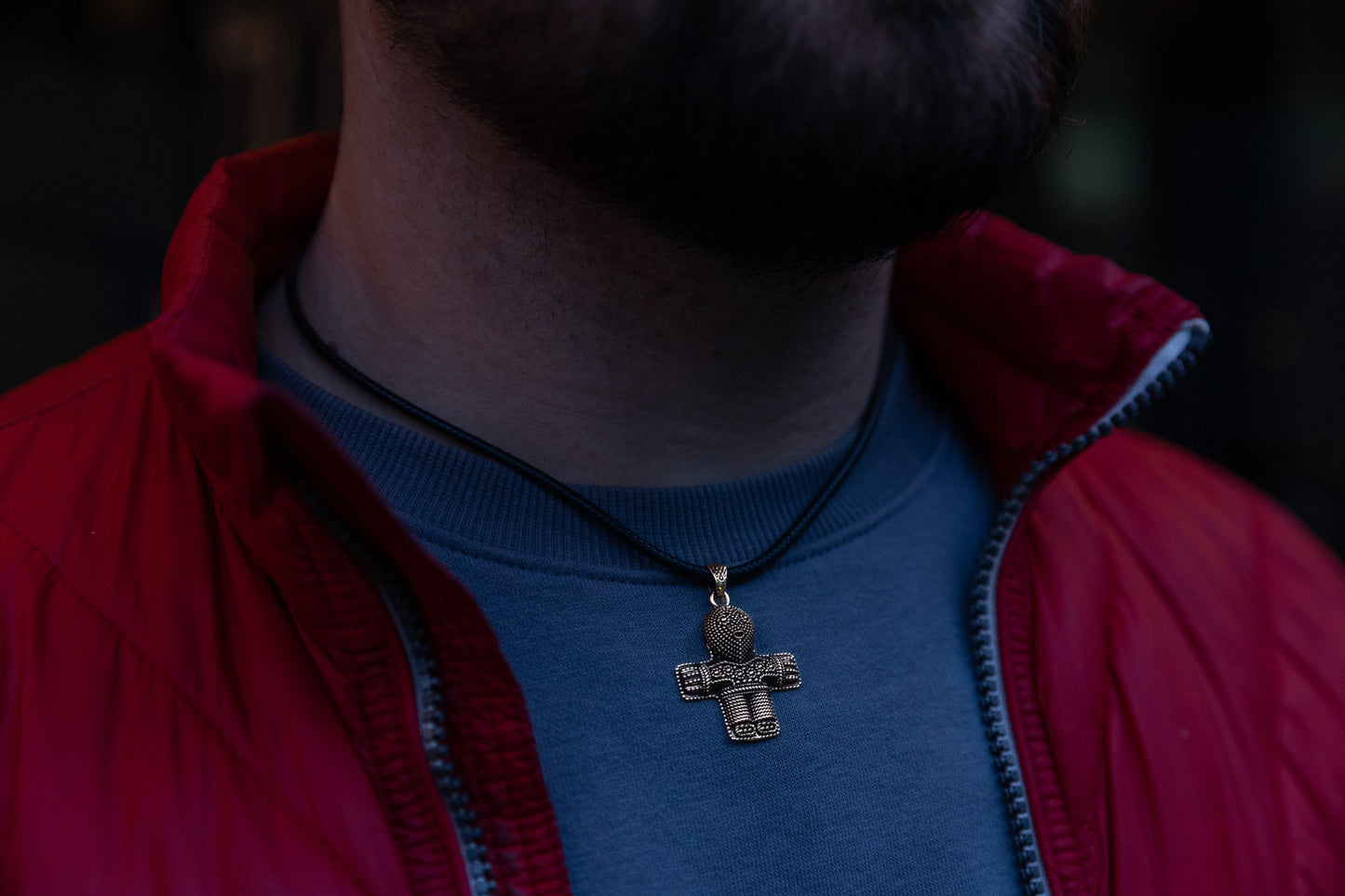 vkngjewelry Pendant Handcrafted Brass Viking Crucifix Pendant