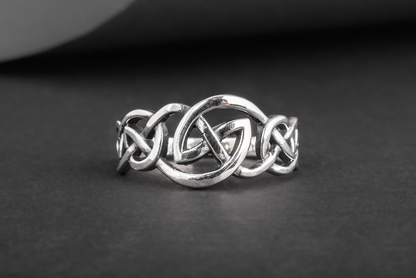 vkngjewelry Ring Handcrafted  Celtic Ornament Sterling Silver Ring