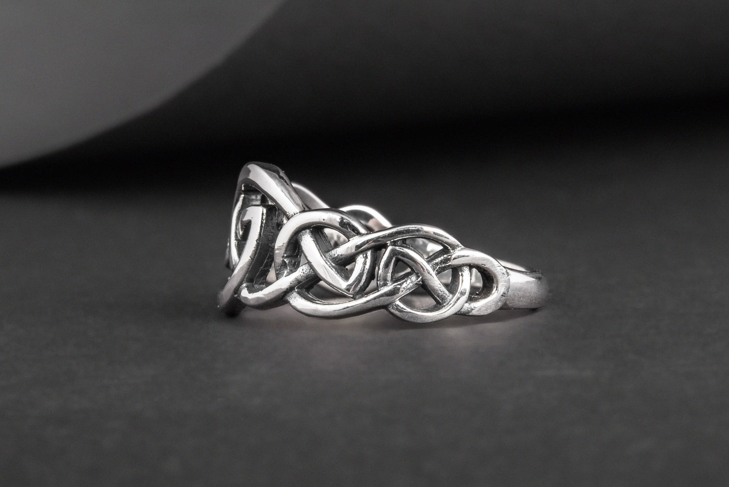 vkngjewelry Ring Handcrafted  Celtic Ornament Sterling Silver Ring