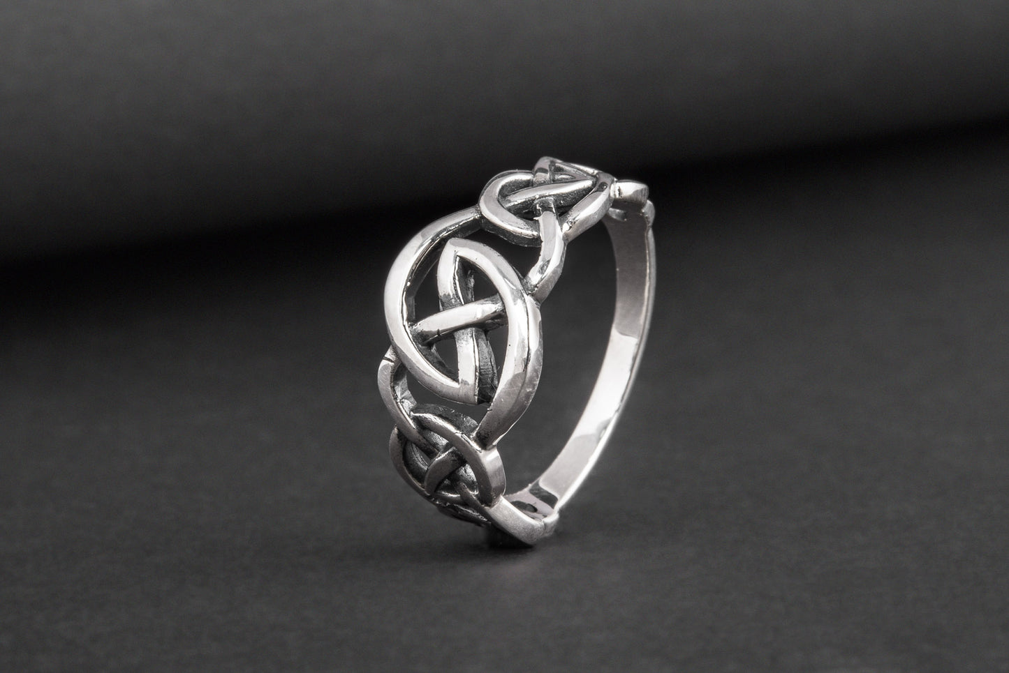 vkngjewelry Ring Handcrafted  Celtic Ornament Sterling Silver Ring