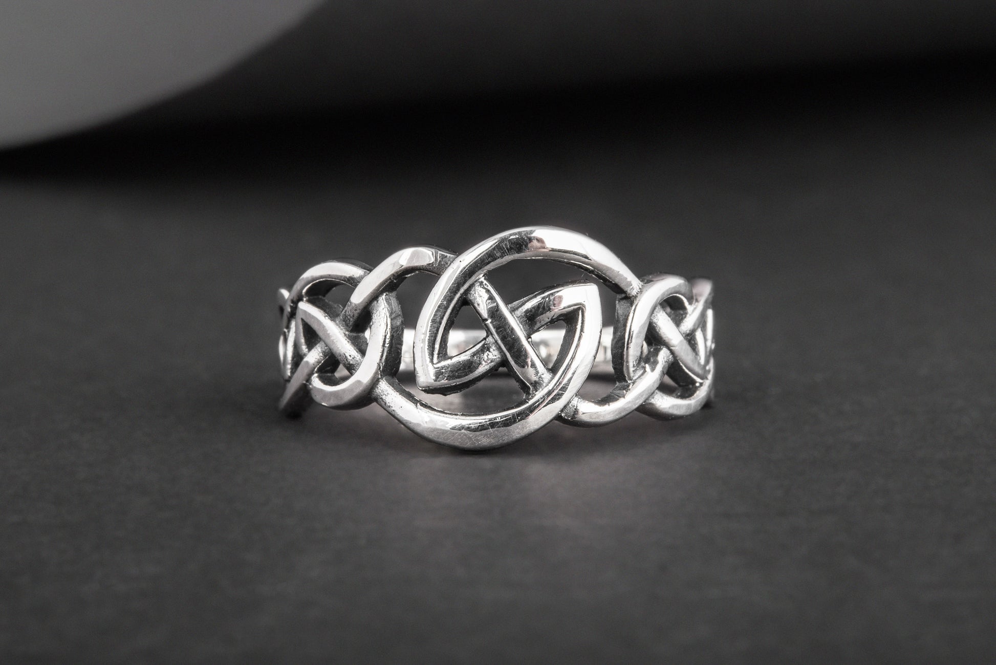 vkngjewelry Ring Handcrafted  Celtic Ornament Sterling Silver Ring