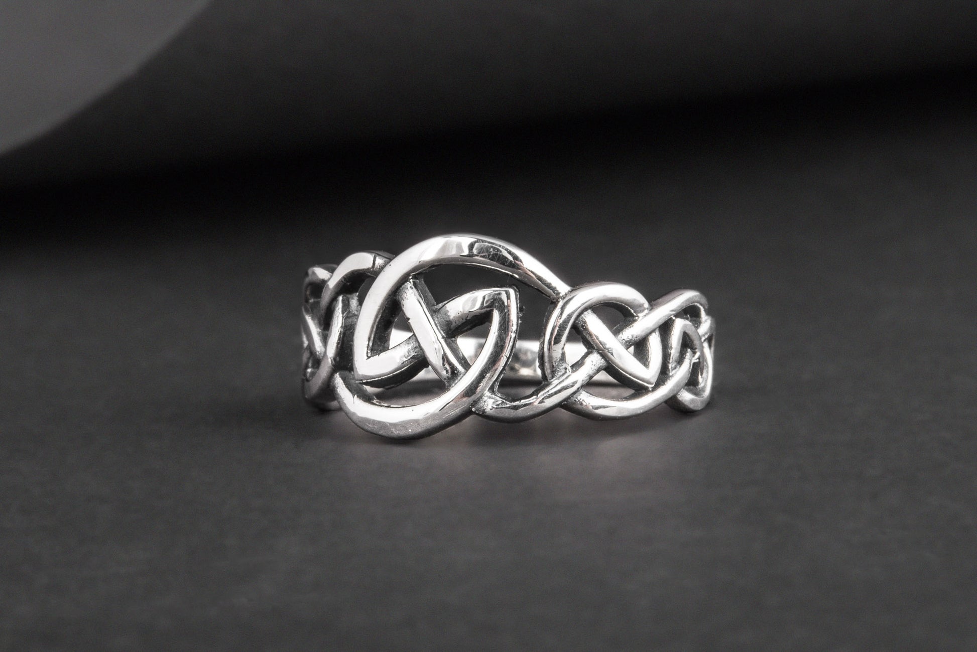 vkngjewelry Ring Handcrafted  Celtic Ornament Sterling Silver Ring