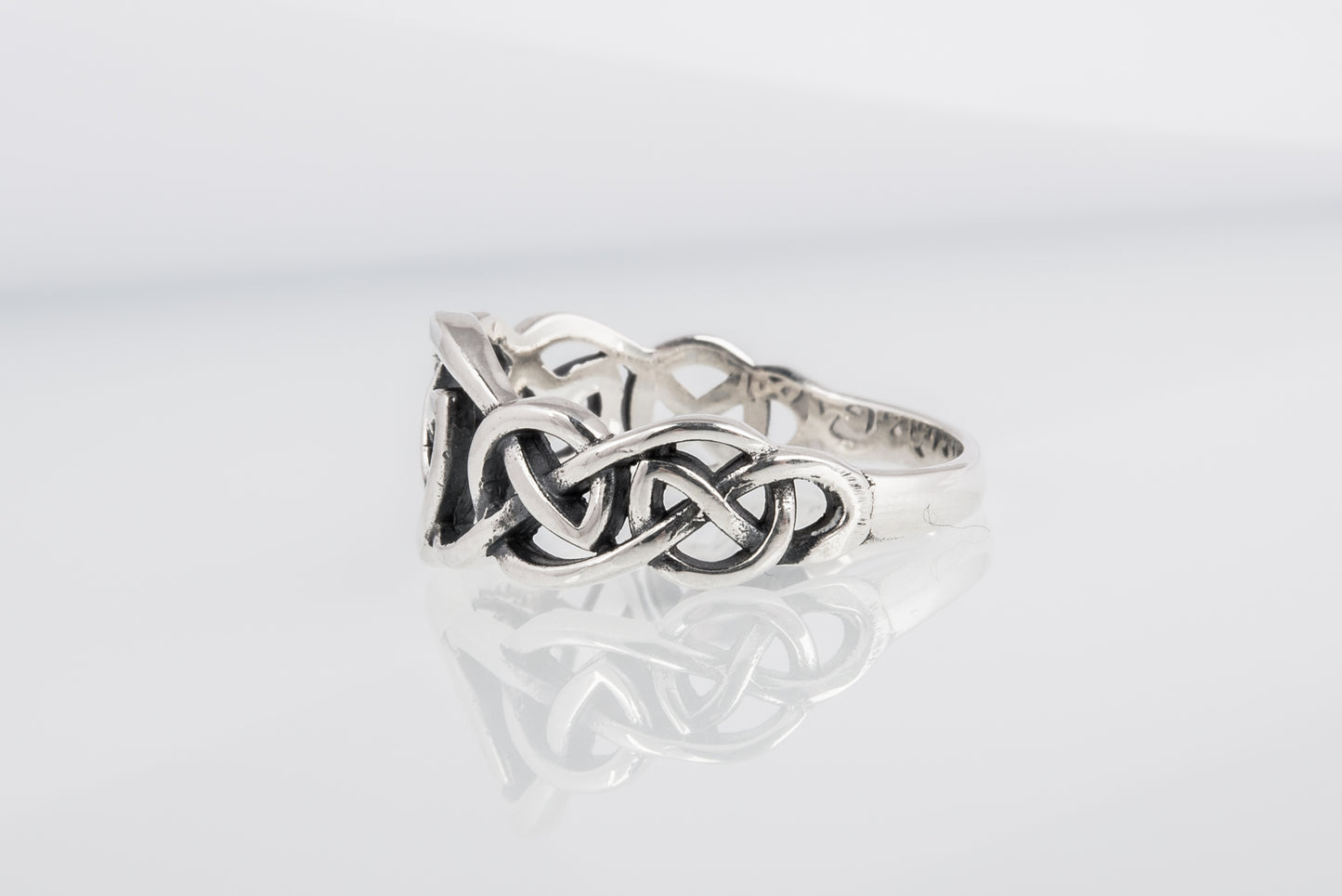vkngjewelry Ring Handcrafted  Celtic Ornament Sterling Silver Ring