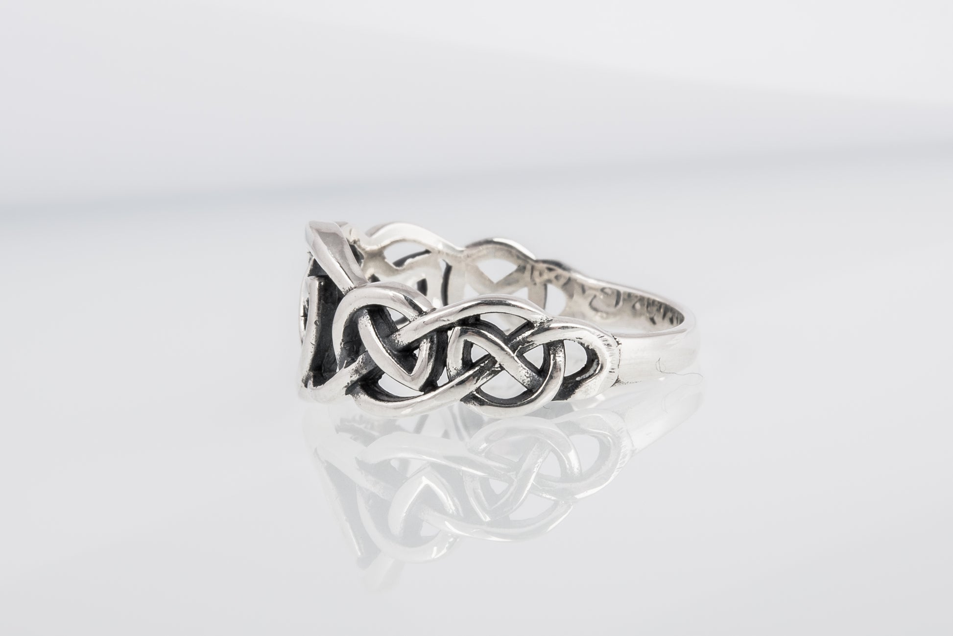 vkngjewelry Ring Handcrafted  Celtic Ornament Sterling Silver Ring