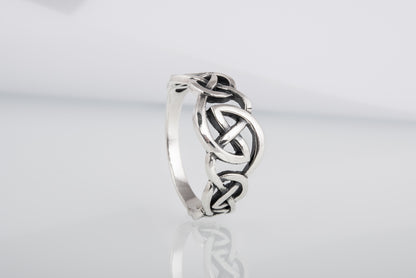 vkngjewelry Ring Handcrafted  Celtic Ornament Sterling Silver Ring