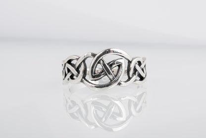 vkngjewelry Ring Handcrafted  Celtic Ornament Sterling Silver Ring