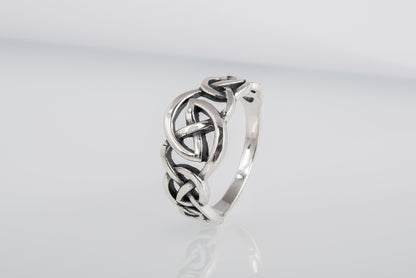 vkngjewelry Ring Handcrafted  Celtic Ornament Sterling Silver Ring