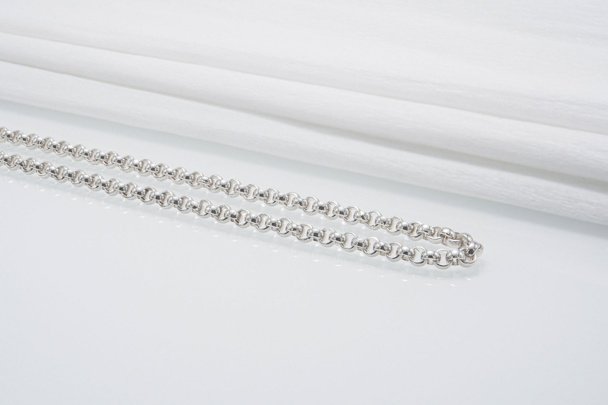 vkngjewelry Chain Handcrafted Chain Rolo 925 Silver