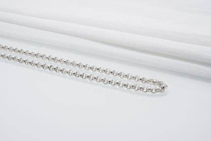 vkngjewelry Chain Handcrafted Chain Rolo 925 Silver