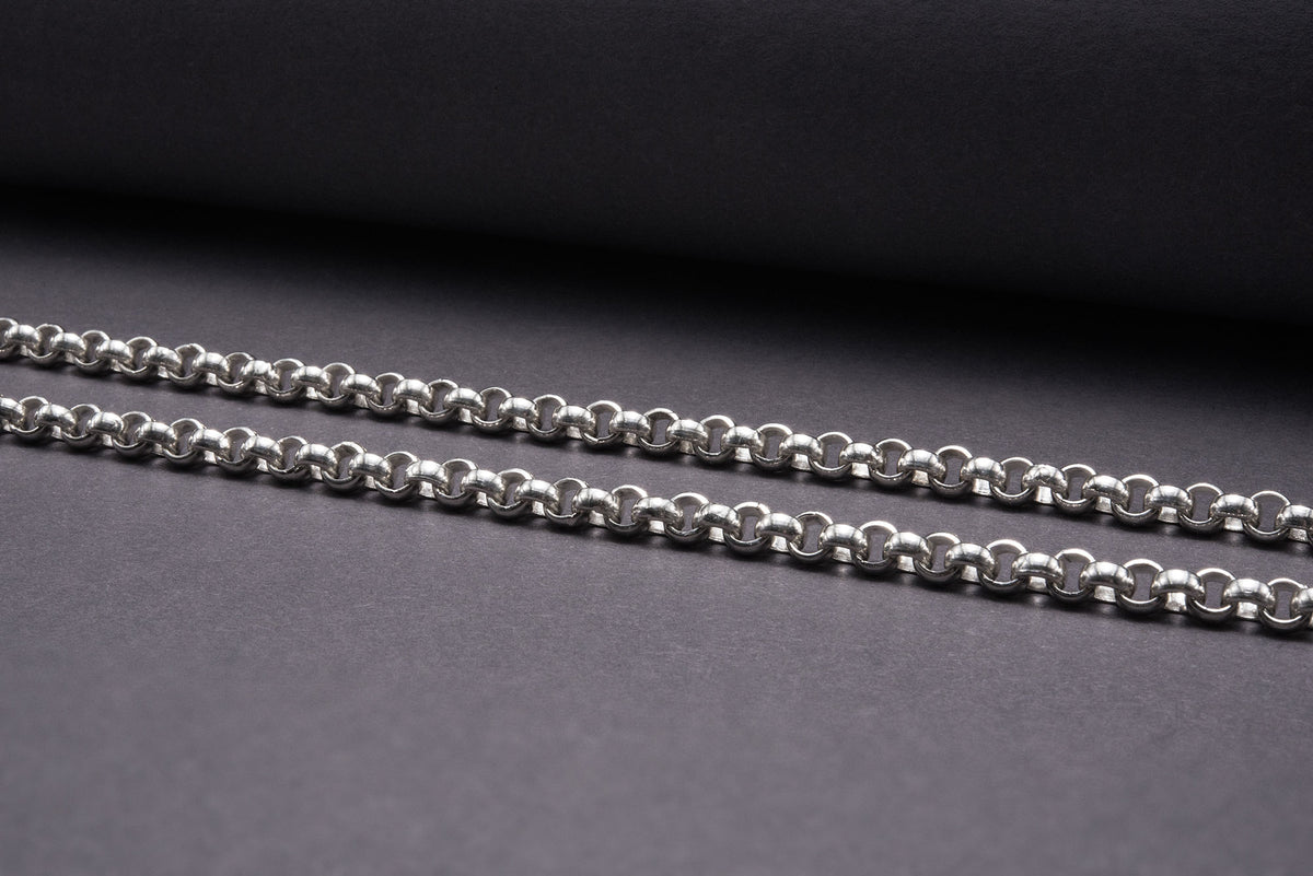 vkngjewelry Chain Handcrafted Chain Rolo 925 Silver