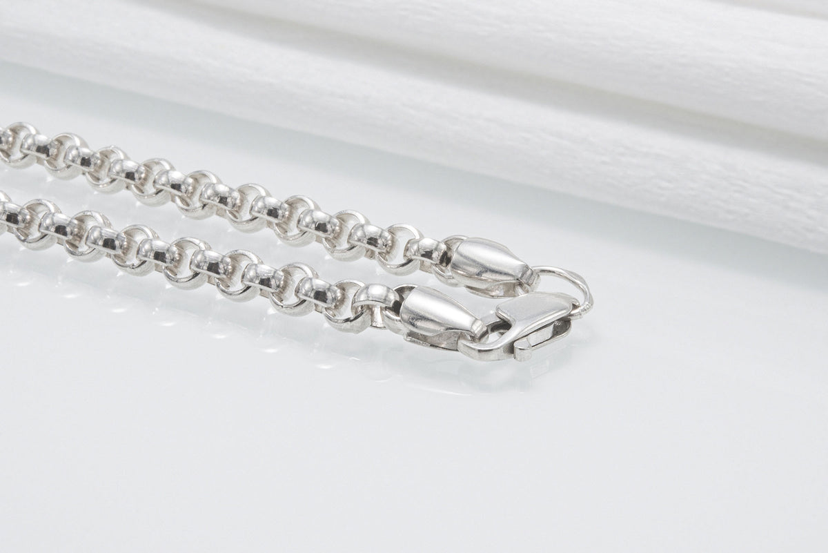 vkngjewelry Chain Handcrafted Chain Rolo 925 Silver