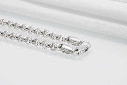 vkngjewelry Chain Handcrafted Chain Rolo 925 Silver
