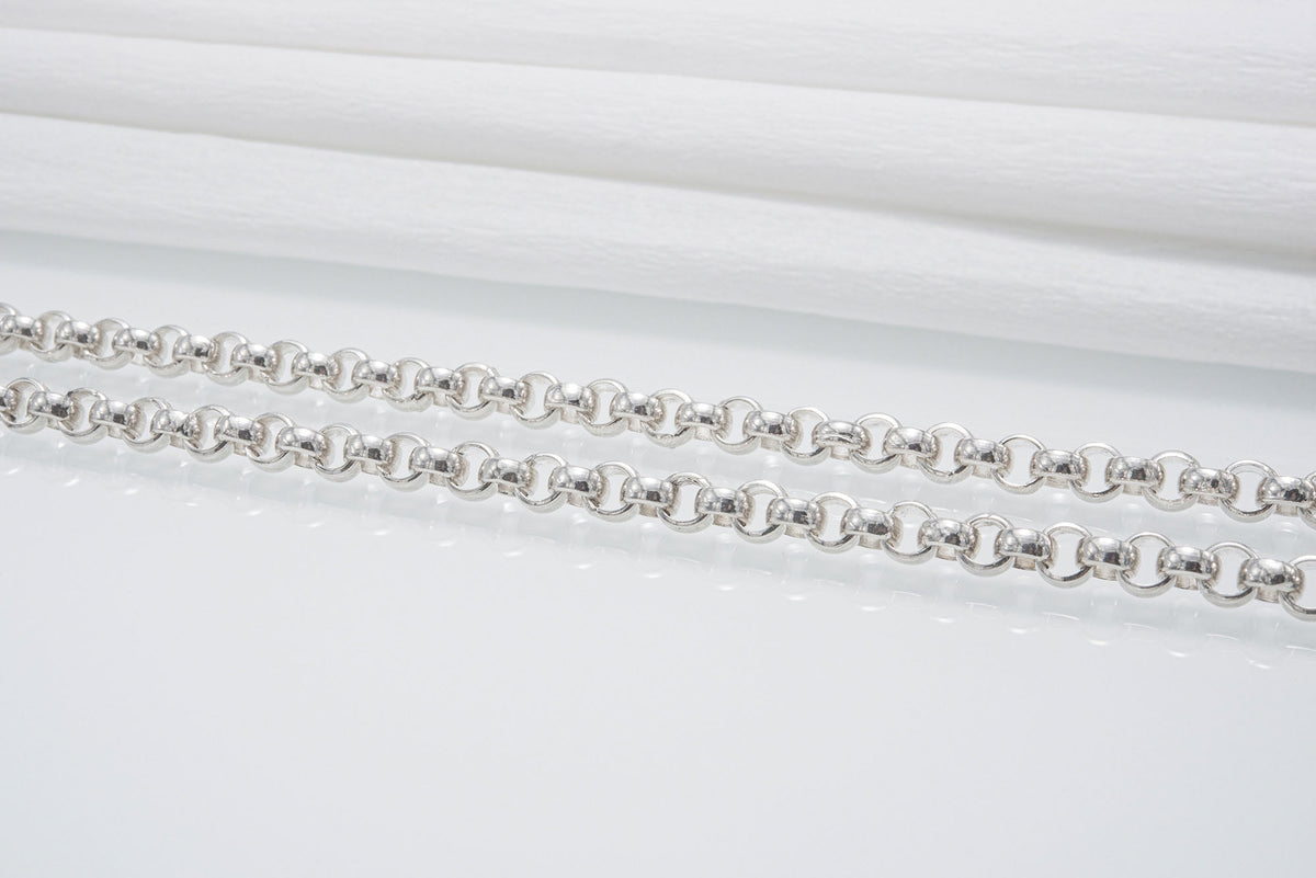 vkngjewelry Chain Handcrafted Chain Rolo 925 Silver