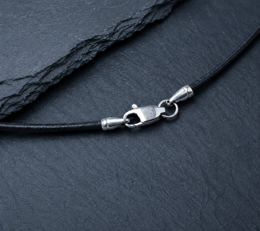 vkngjewelry Chain Handcrafted Genuine leather Cord 2mm