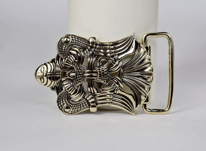 vkngjewelry Belt Handcrafted Loki Brass Belt Buckle