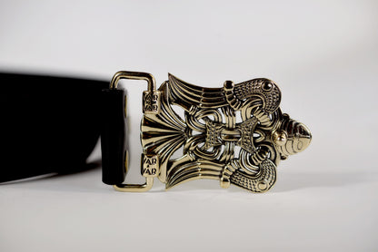 vkngjewelry Belt Handcrafted Loki Brass Belt Buckle