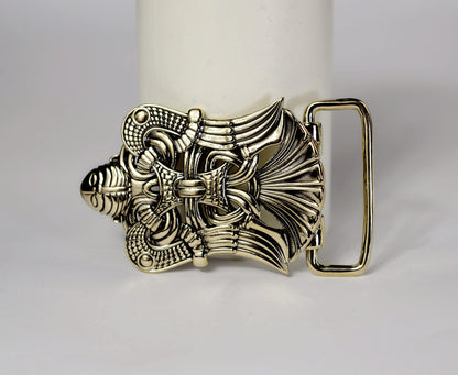 vkngjewelry Belt Handcrafted Loki Brass Belt Buckle