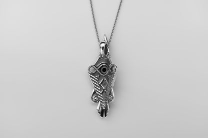 vkngjewelry Pendant Handcrafted Raven Pendant Inspired by Uppåkra Finds