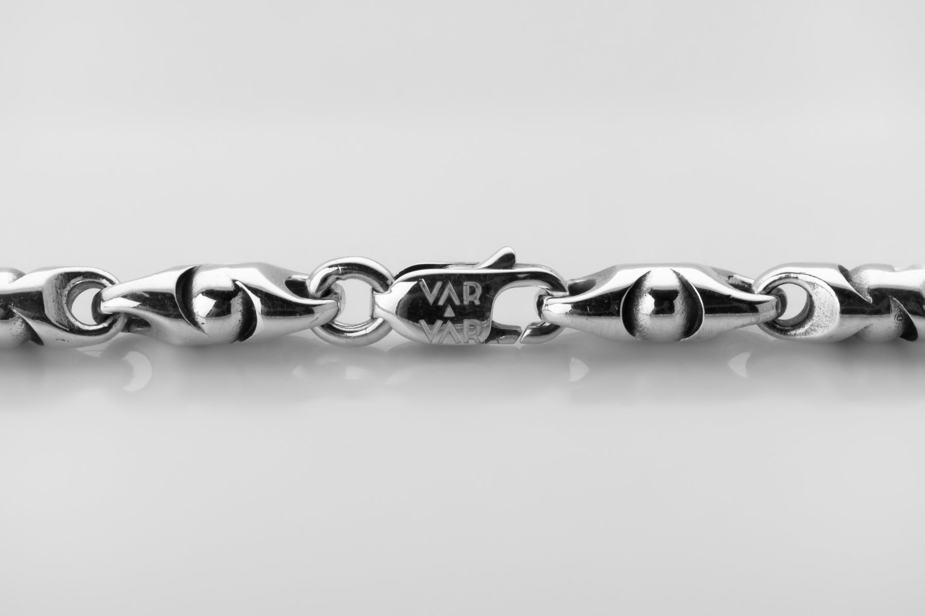 vkngjewelry Pendant 925 Sterling Silver Men’s Bullet Link Chain