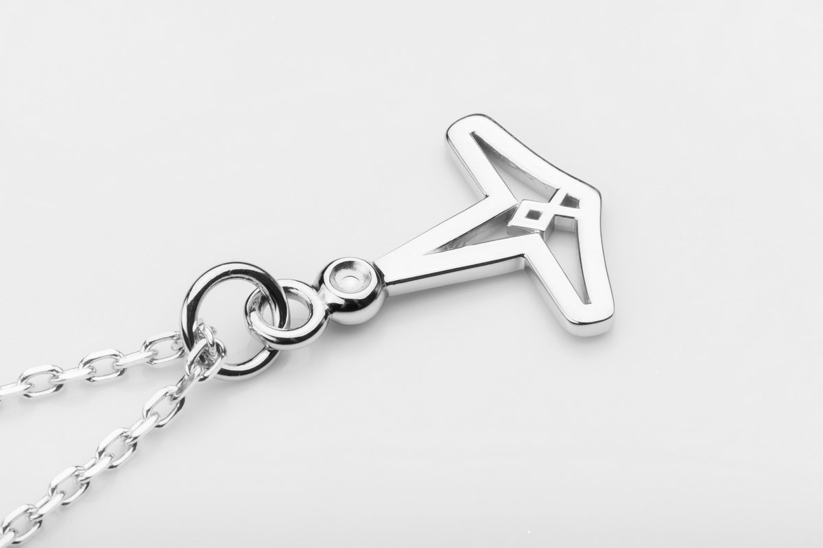 vkngjewelry Pendant Handcrafted Slim Thor's Hammer Silver Pendant