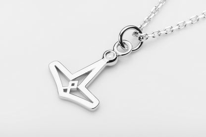 vkngjewelry Pendant Handcrafted Slim Thor's Hammer Silver Pendant