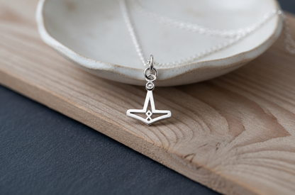 vkngjewelry Pendant Handcrafted Slim Thor's Hammer Silver Pendant