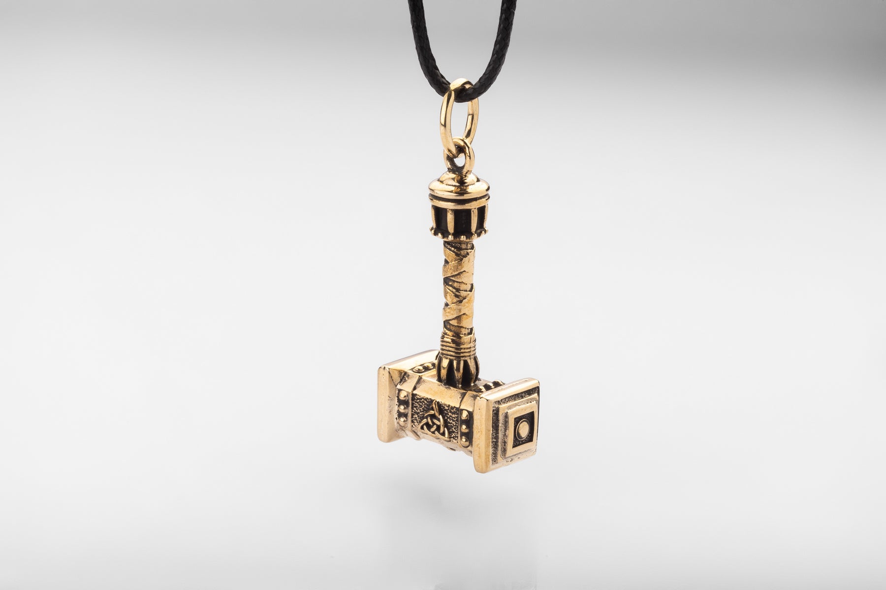 vkngjewelry Pendant Handcrafted Solid Brass Norse Hammer Pendant